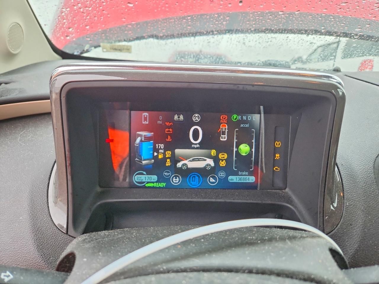 2012 Chevrolet Volt Красный vin: 1G1RB6E43CU113785