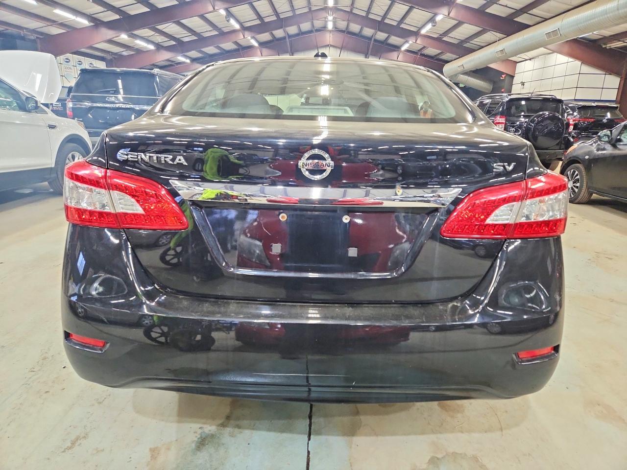 2015 Nissan Sentra Sv Черный vin: 3N1AB7AP2FL683076