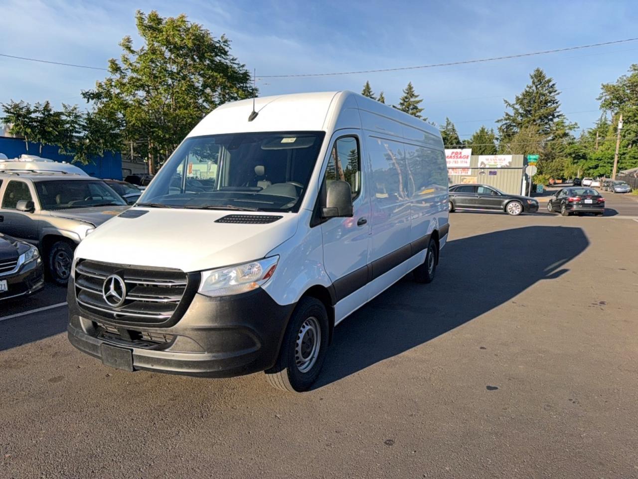 2021 Mercedes-benz Sprinter 2500 White vin: W1Y4ECHY4MT076870