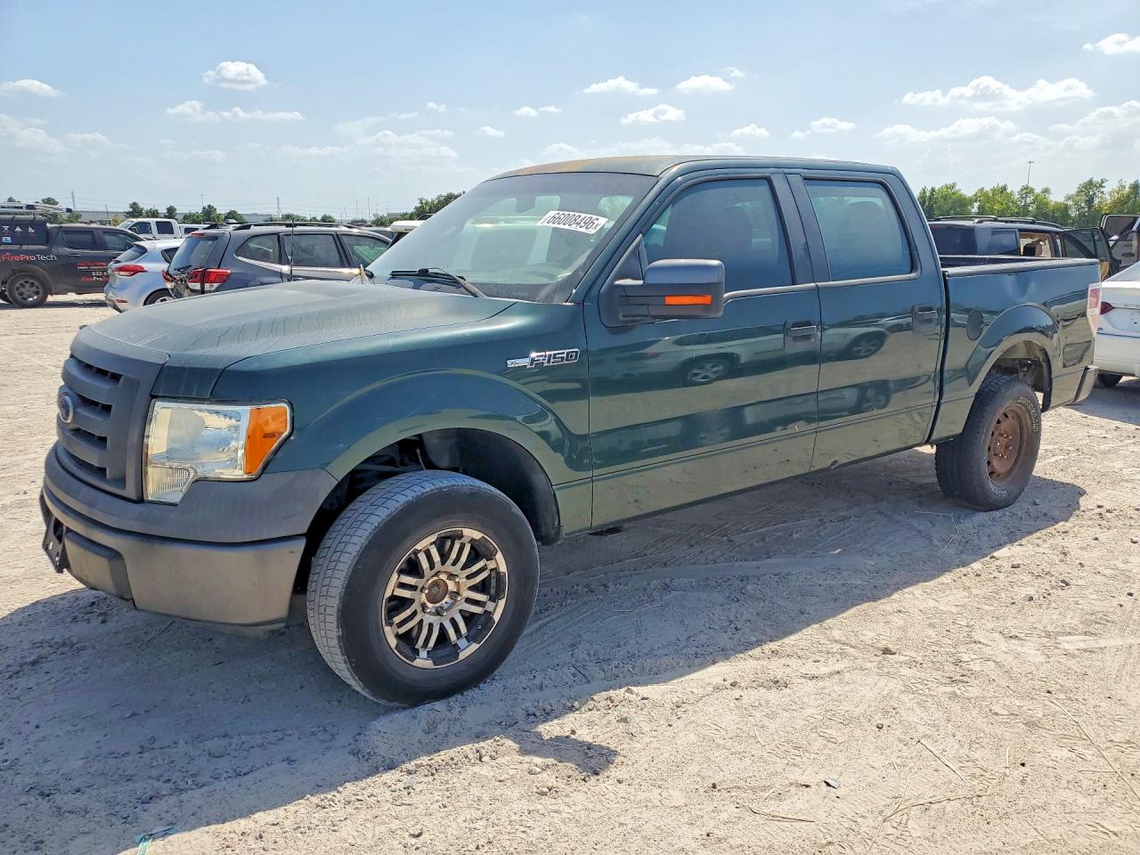 2010 Ford F150 Supercrew Green vin: 1FTFW1EV1AKC20613