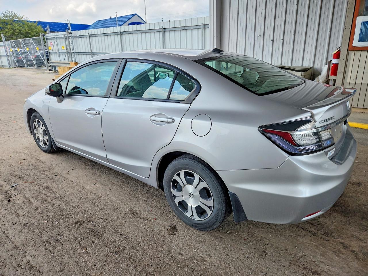 2013 Honda Civic Hybrid Silver vin: 19XFB4F25DE003154