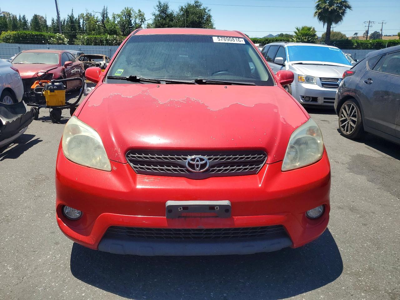2005 Toyota Corolla Matrix Xr Red vin: 2T1KR32E05C416636