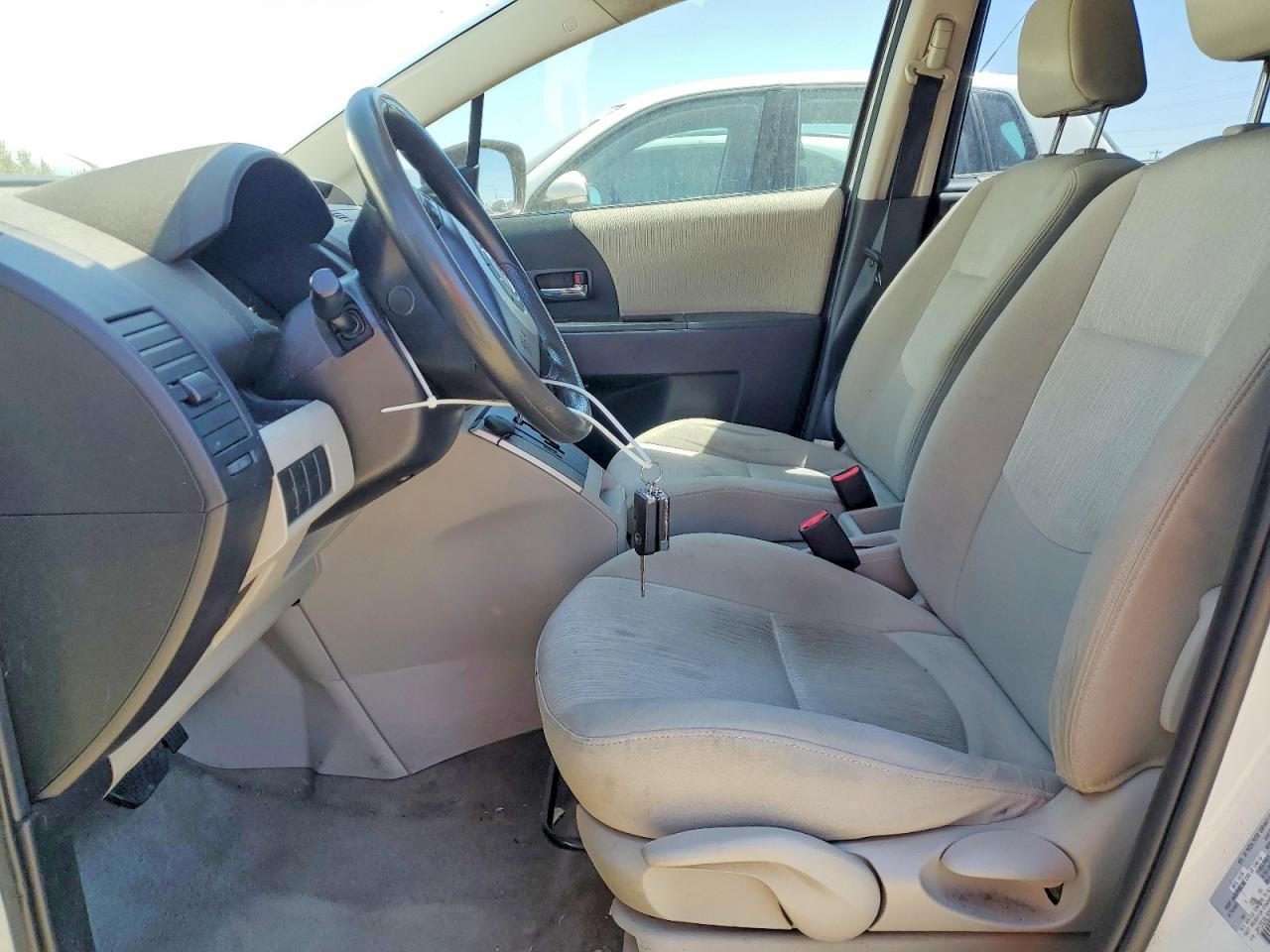 2009 Mazda 5 Sv White vin: JM1CR29L690347857