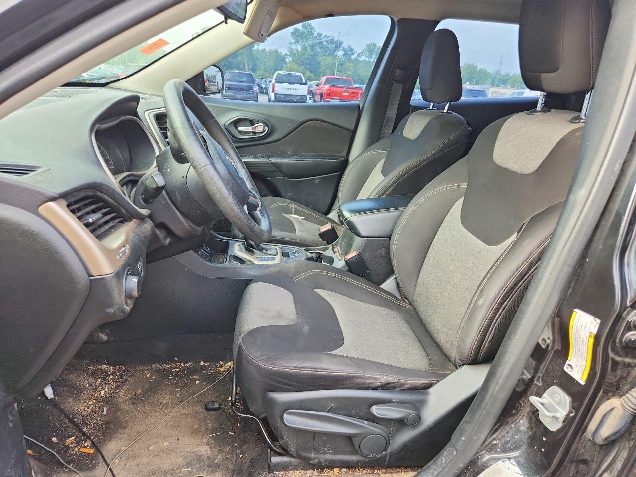 2015 Jeep Cherokee Sport Black vin: 1C4PJLAB1FW539309