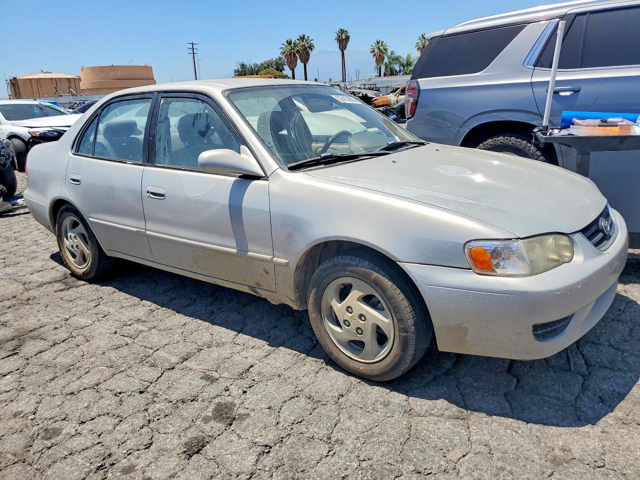 2002 Toyota Corolla Le Silver vin: 1NXBR12E52Z584769