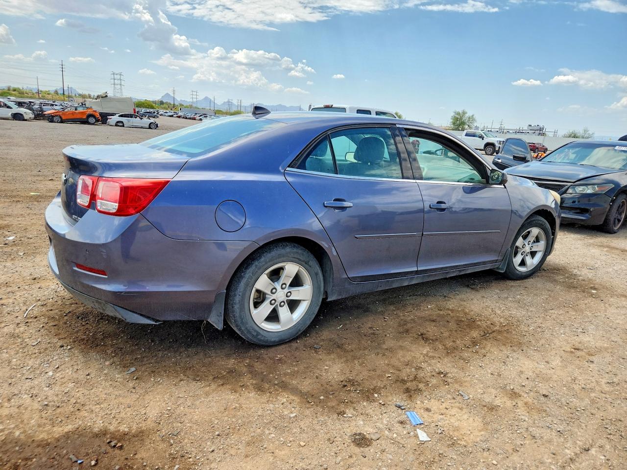 2013 Chevrolet Malibu Ls Blue vin: 1G11B5SA9DF301623