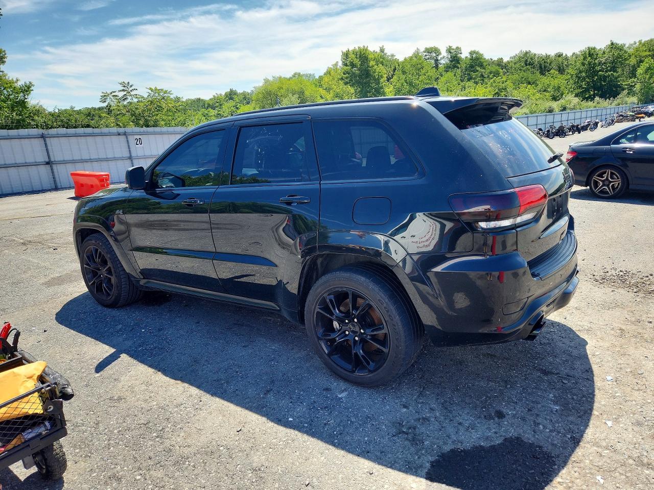 2014 Jeep Grand Cherokee Srt-8 Black vin: 1C4RJFDJ9EC555495