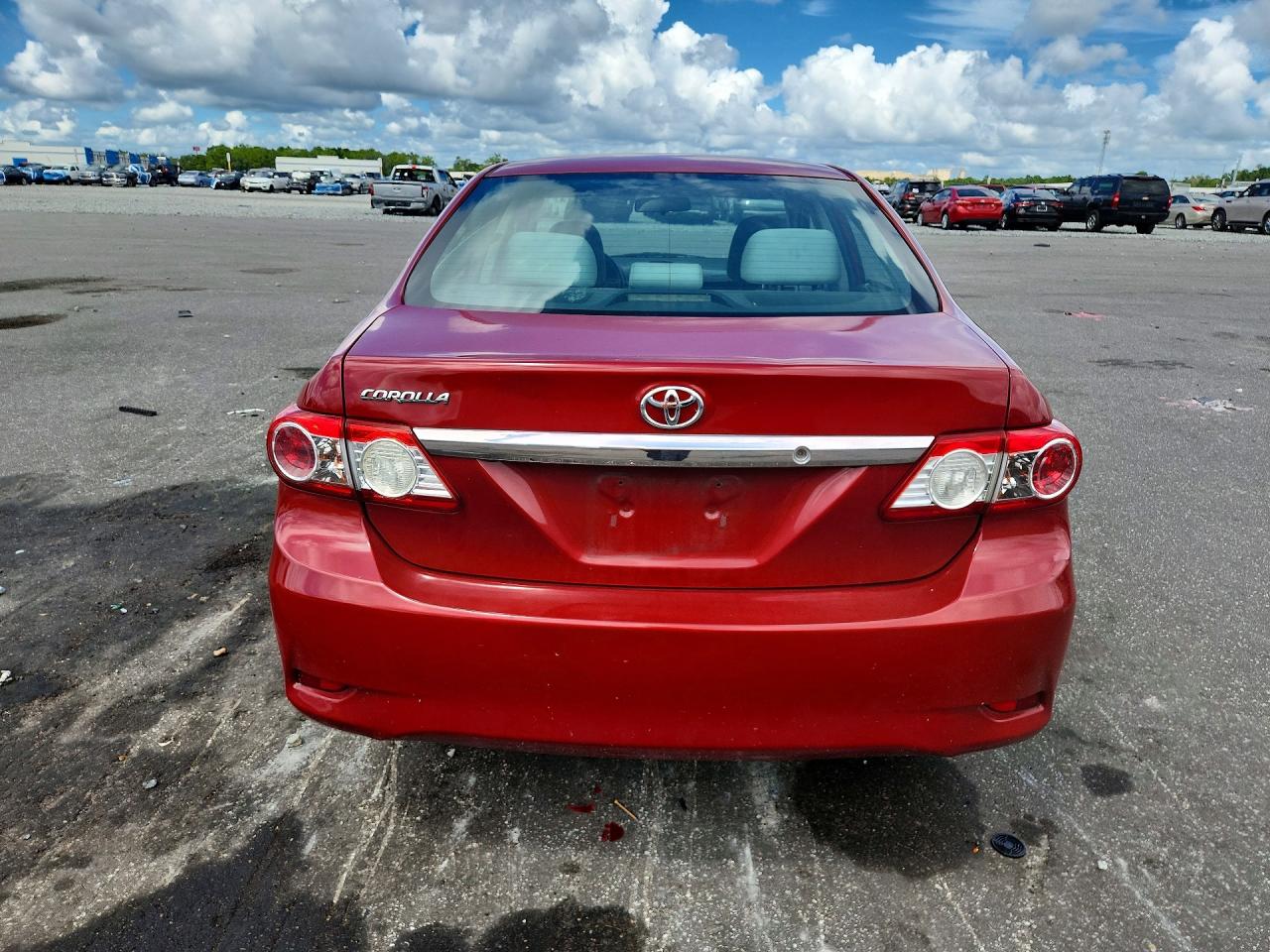 2013 Toyota Corolla L Red vin: 2T1BU4EE4DC964346