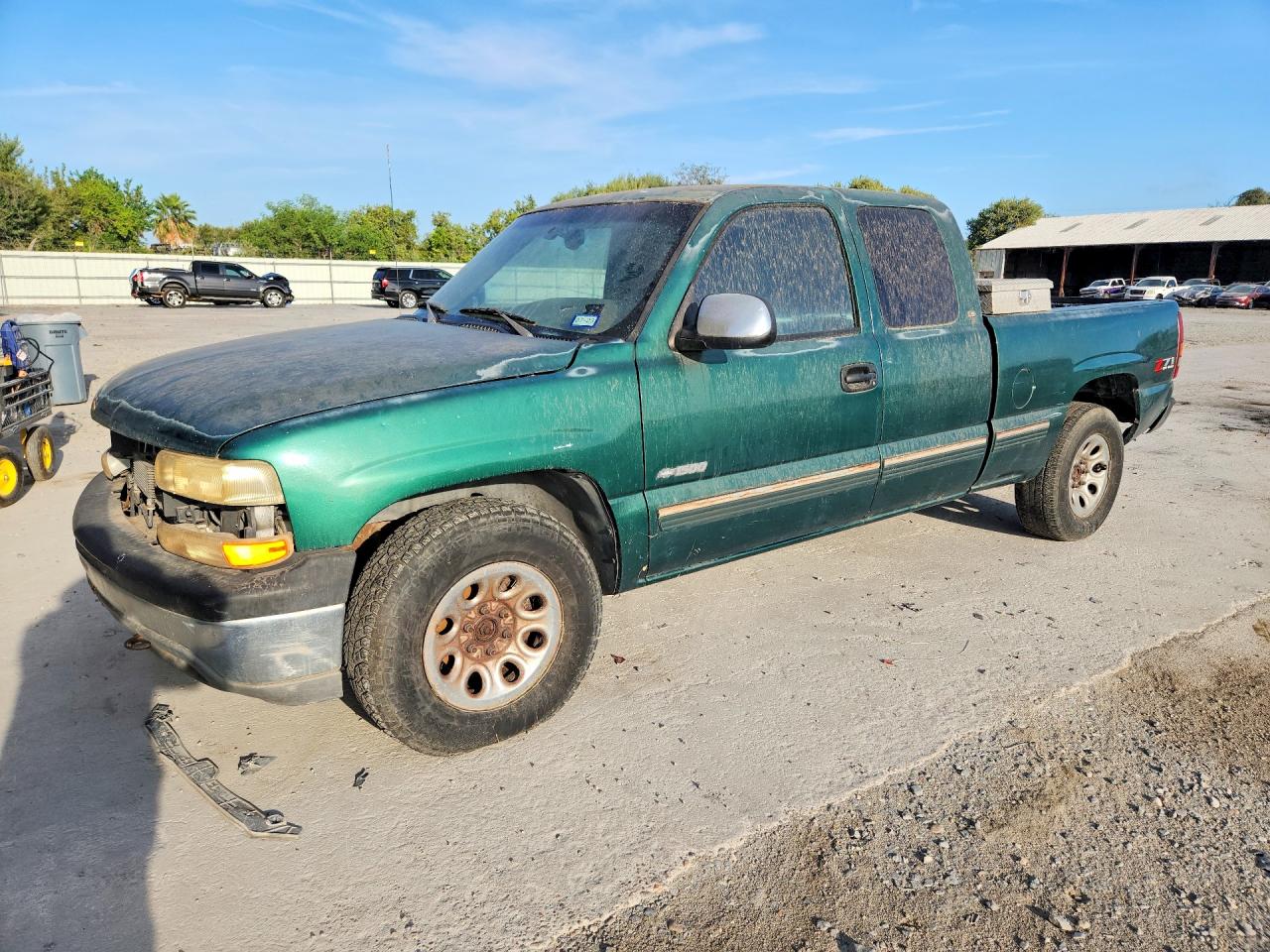 2000 Chevrolet Silverado K1500 Зеленый vin: 1GCEK19T9YE135169