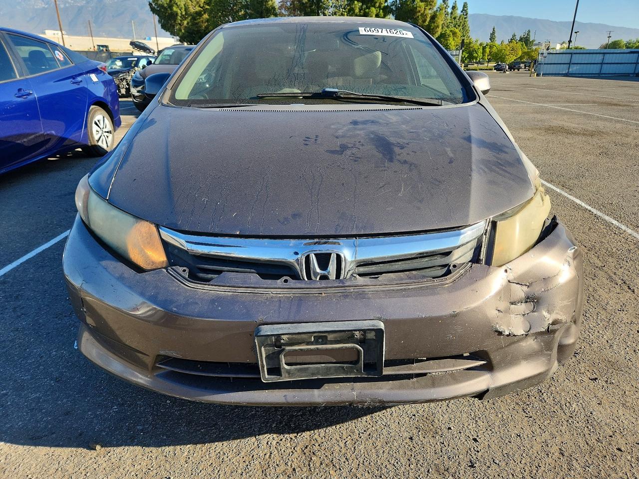 2012 Honda Civic Lx Tan vin: 19XFB2F5XCE303981