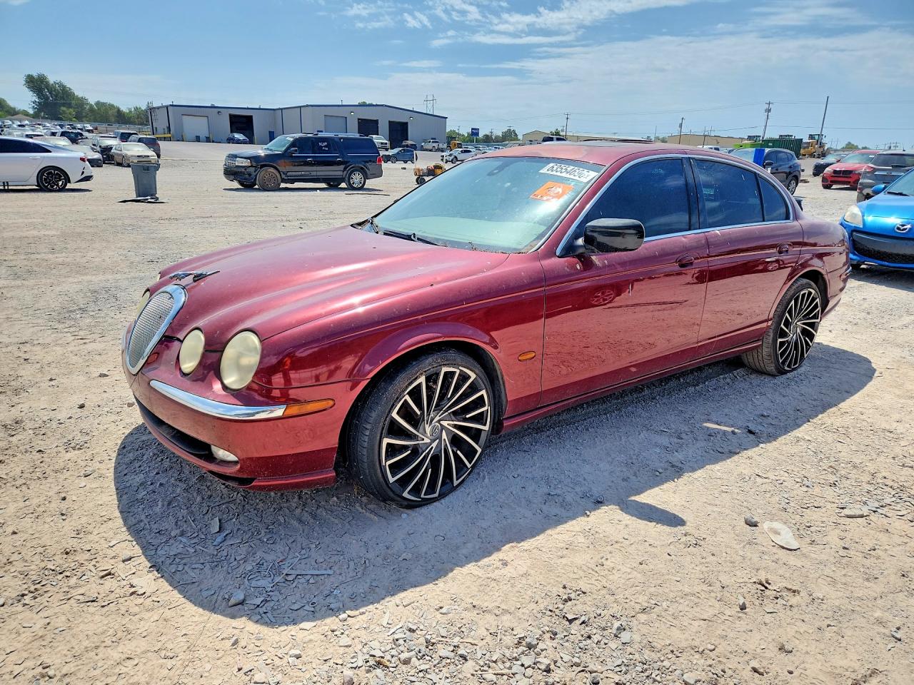 2003 Jaguar S-type Бордовый vin: SAJEA01T33FM81747