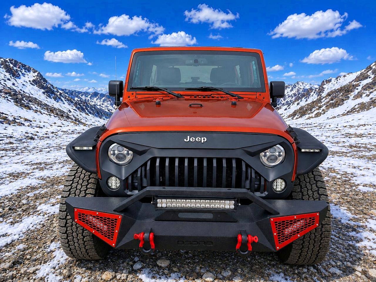 2014 Jeep Wrangler Unlimited Sport Оранжевый vin: 1C4BJWDG4EL195929