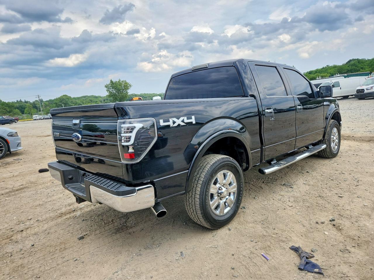 2009 Ford F150 Supercrew Black vin: 1FTPW14V19FA71162