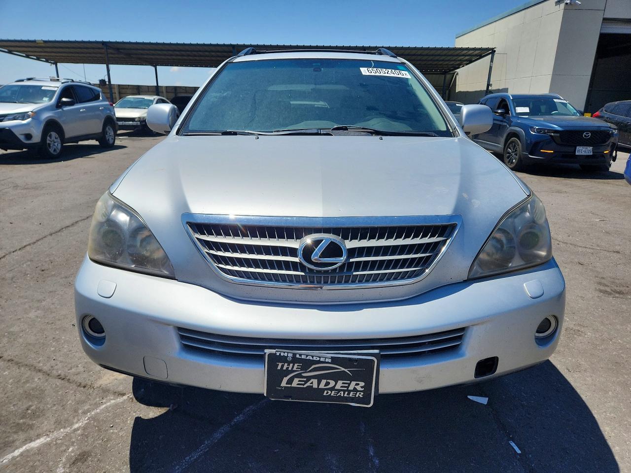 2008 Lexus Rx 400h Silver vin: JTJHW31U582043346