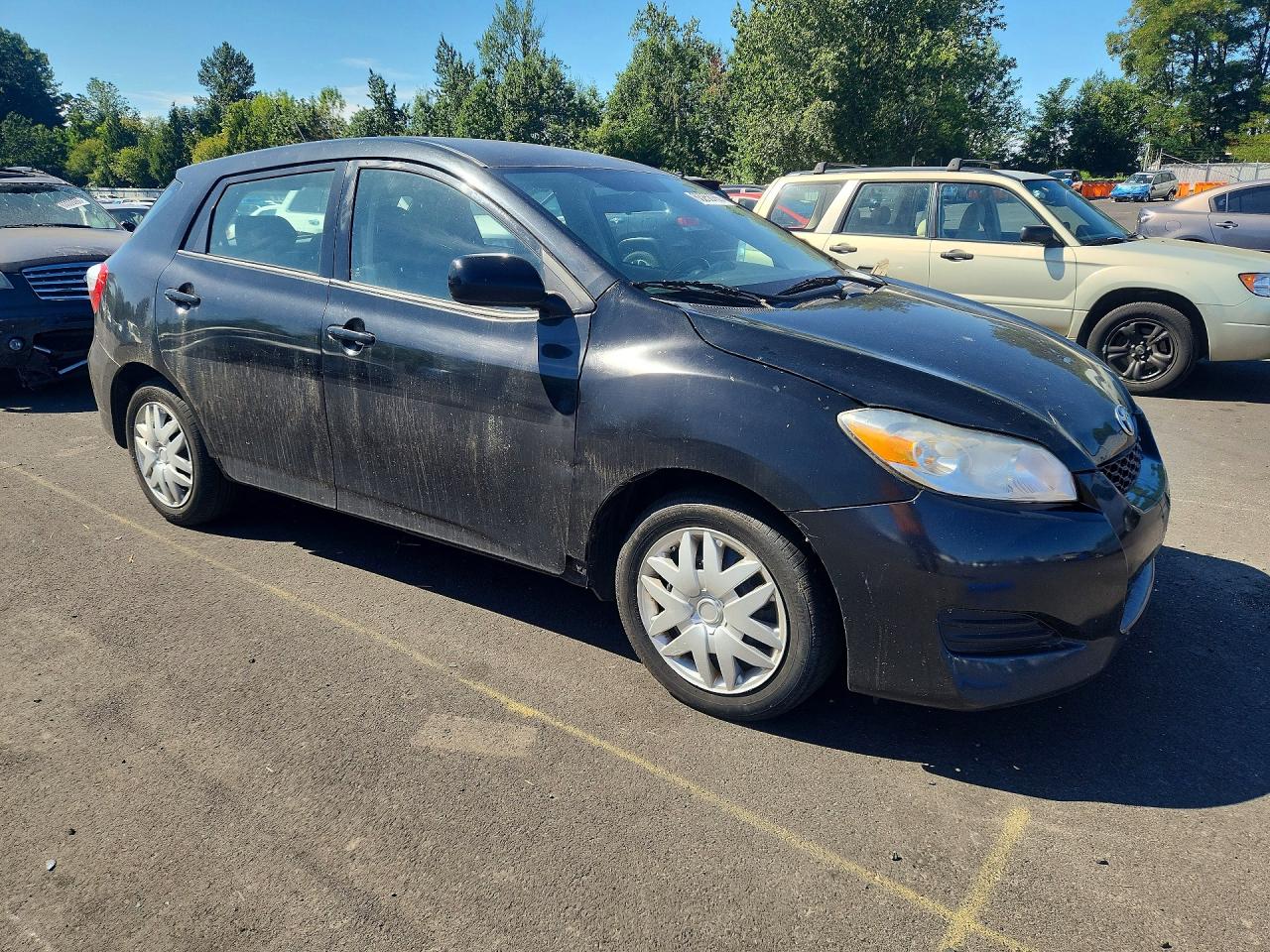 2009 Toyota Matrix Base Charcoal vin: 2T1KU40E79C067651