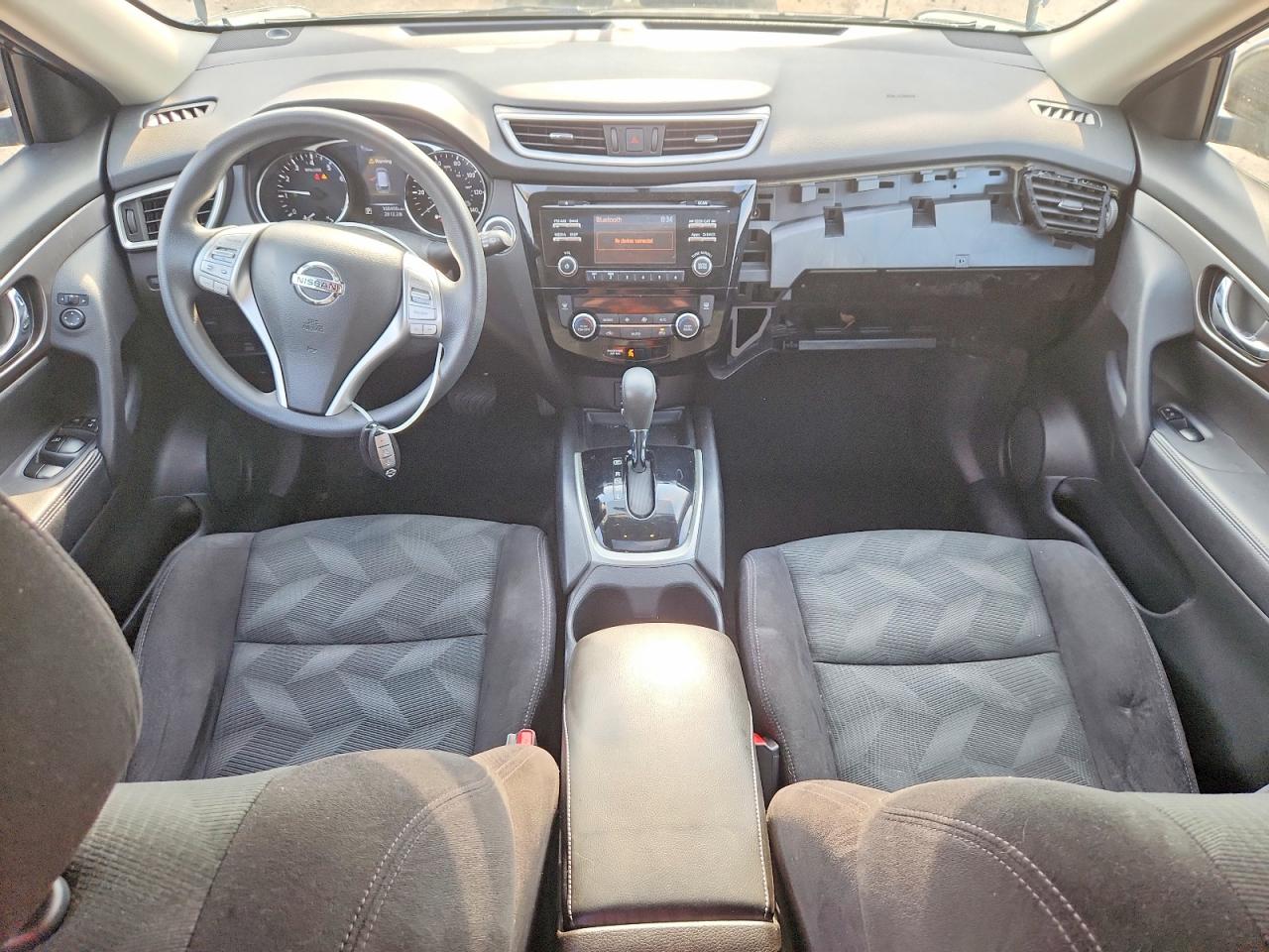 2014 Nissan Rogue Sv Gray vin: 5N1AT2MV7EC869497