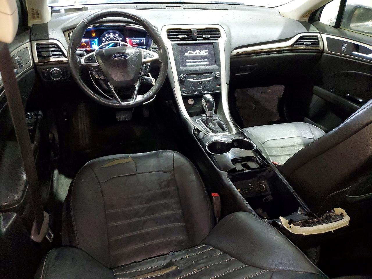 2014 Ford Fusion Se Gray vin: 3FA6P0HD9ER173476