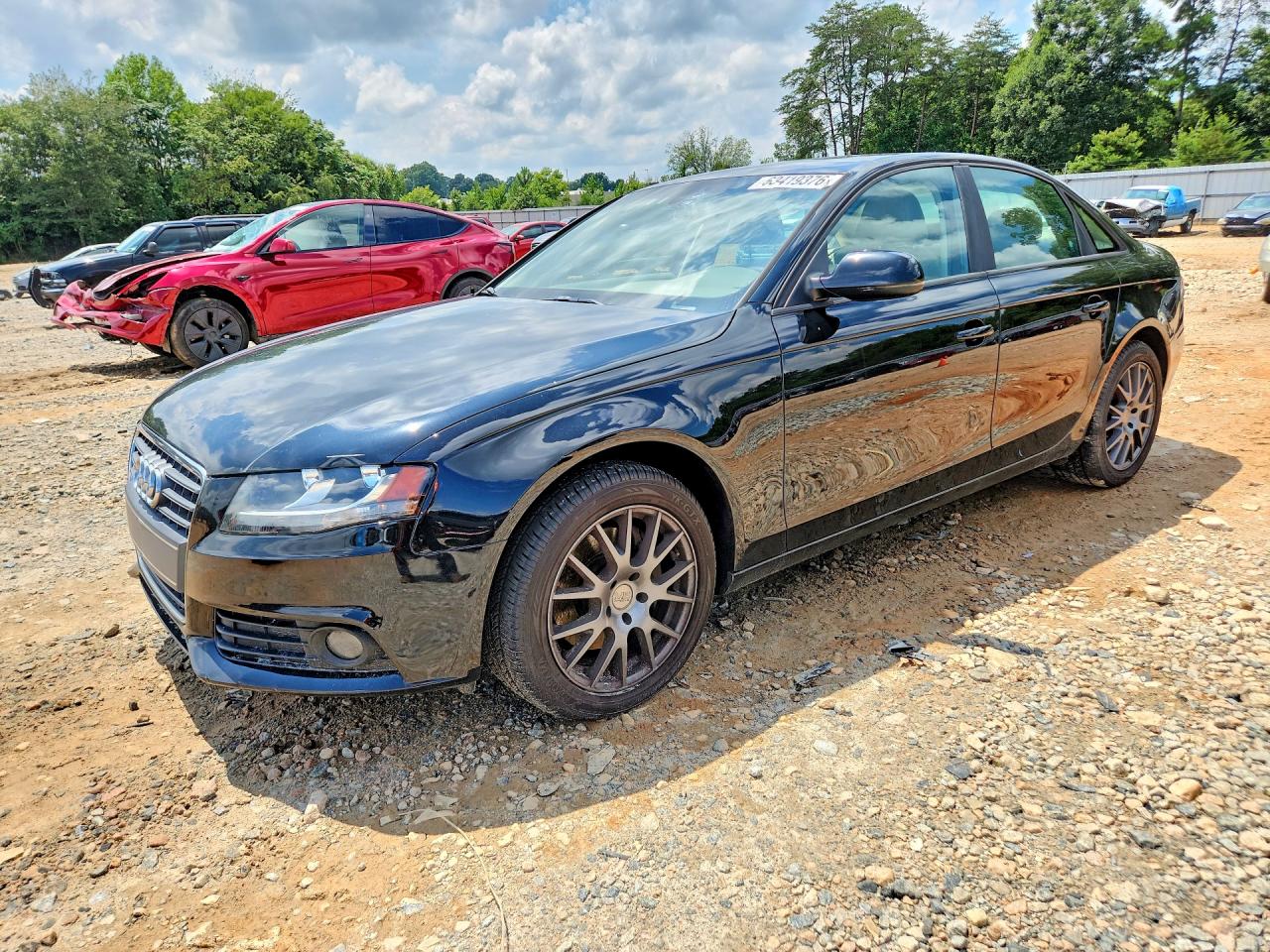 2012 Audi A4 Premium Черный vin: WAUBFAFLXCN005872