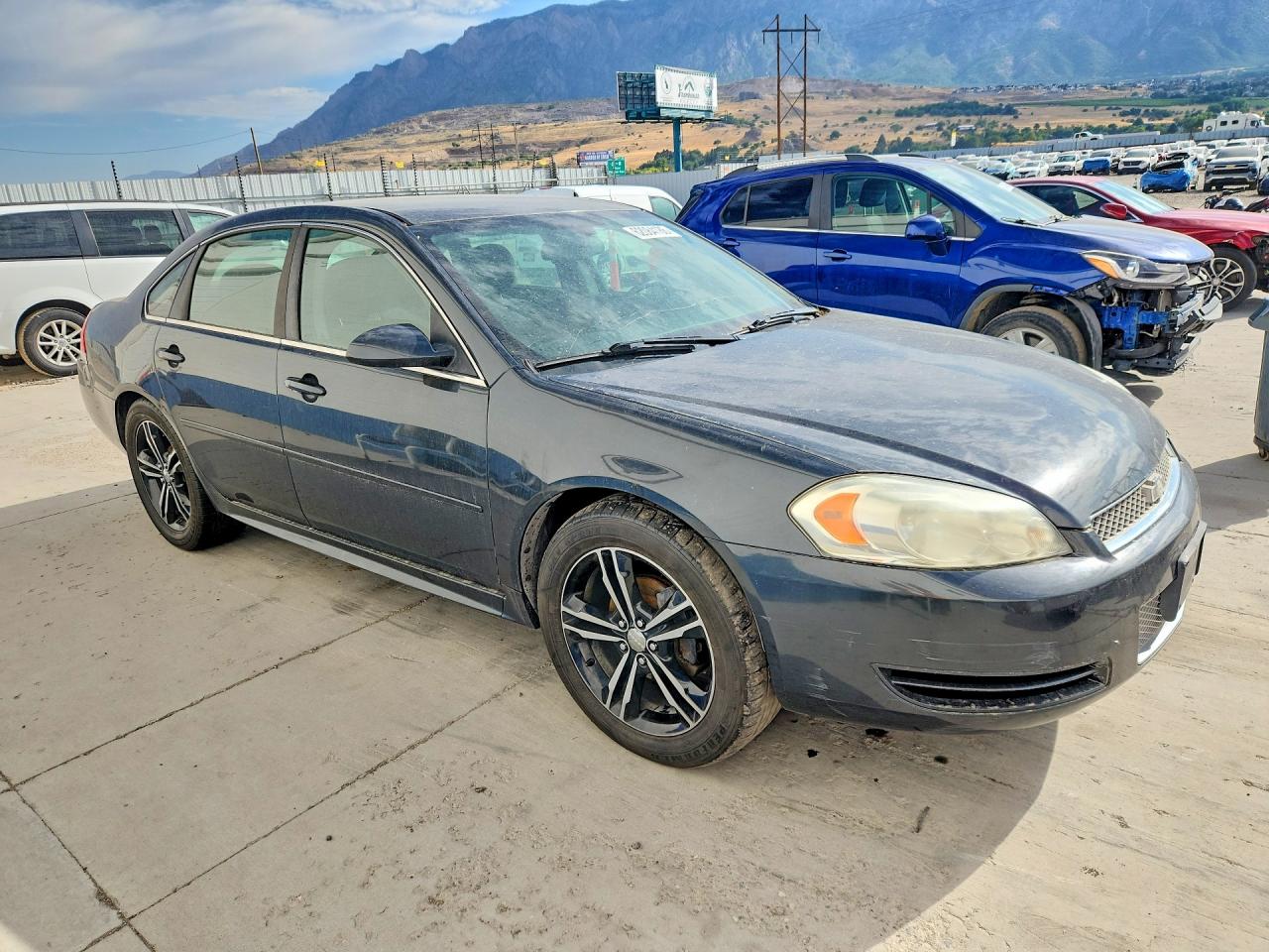 2013 Chevrolet Impala Lt Gray vin: 2G1WB5E38D1125187