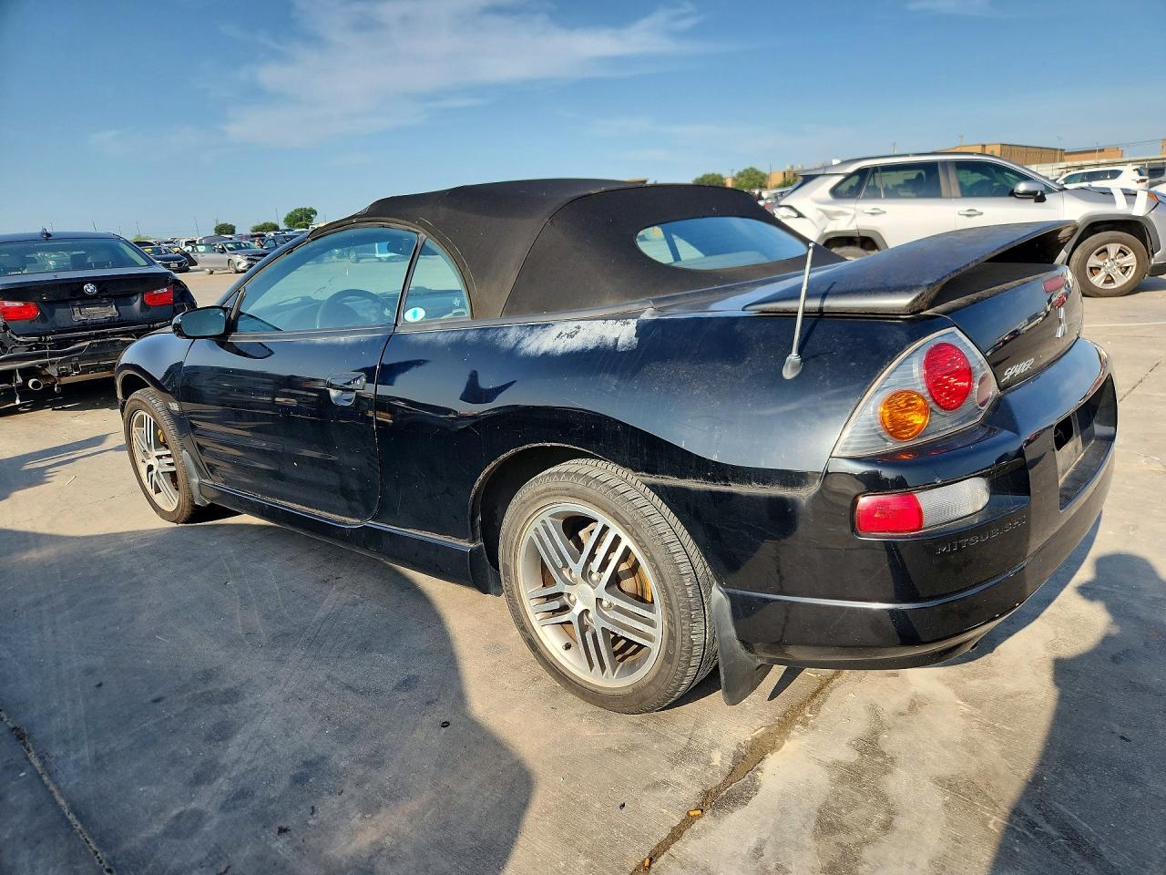 2003 Mitsubishi Eclipse Spyder Gts Black vin: 4A3AE75HX3E012402