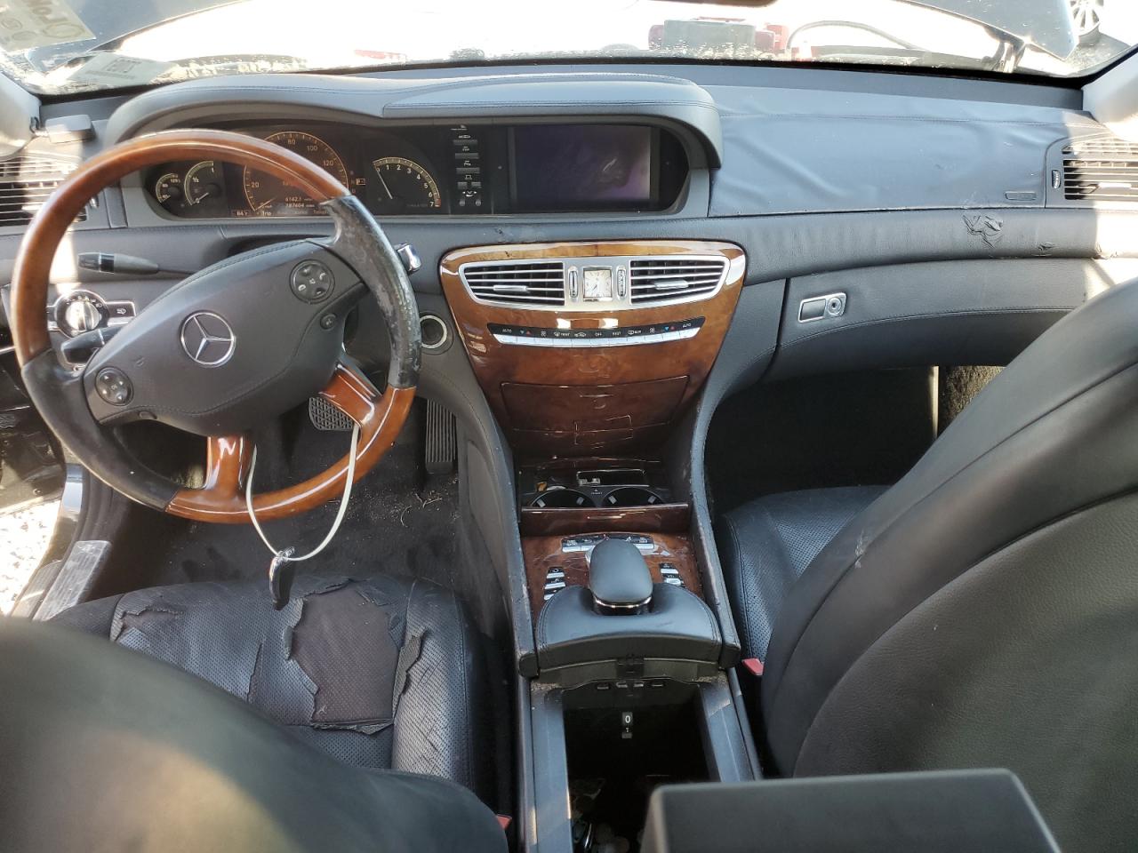 2007 Mercedes-benz Cl 550 Black vin: WDDEJ71X47A005025