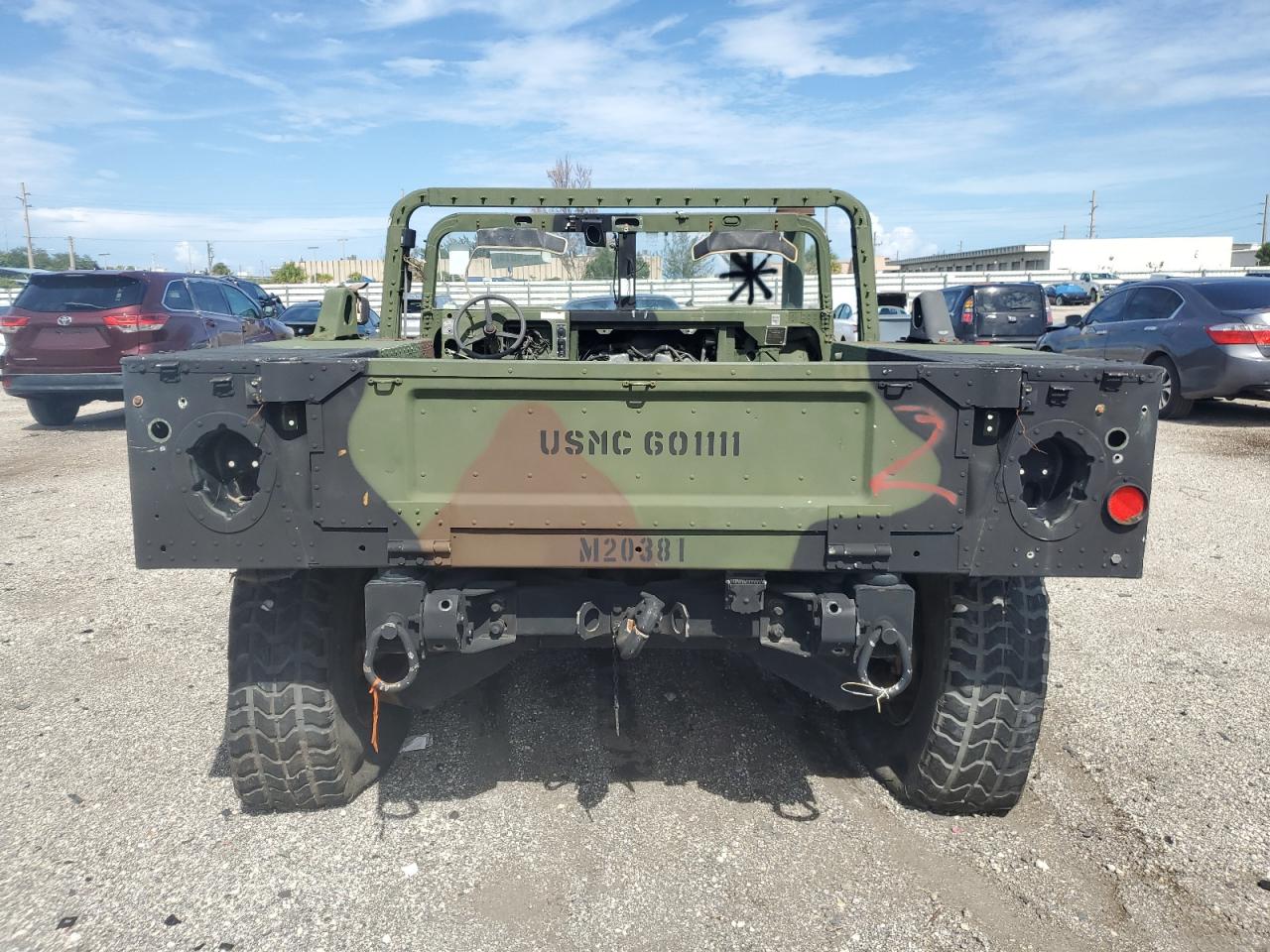 2000 Hummer H1 Green vin: 188740