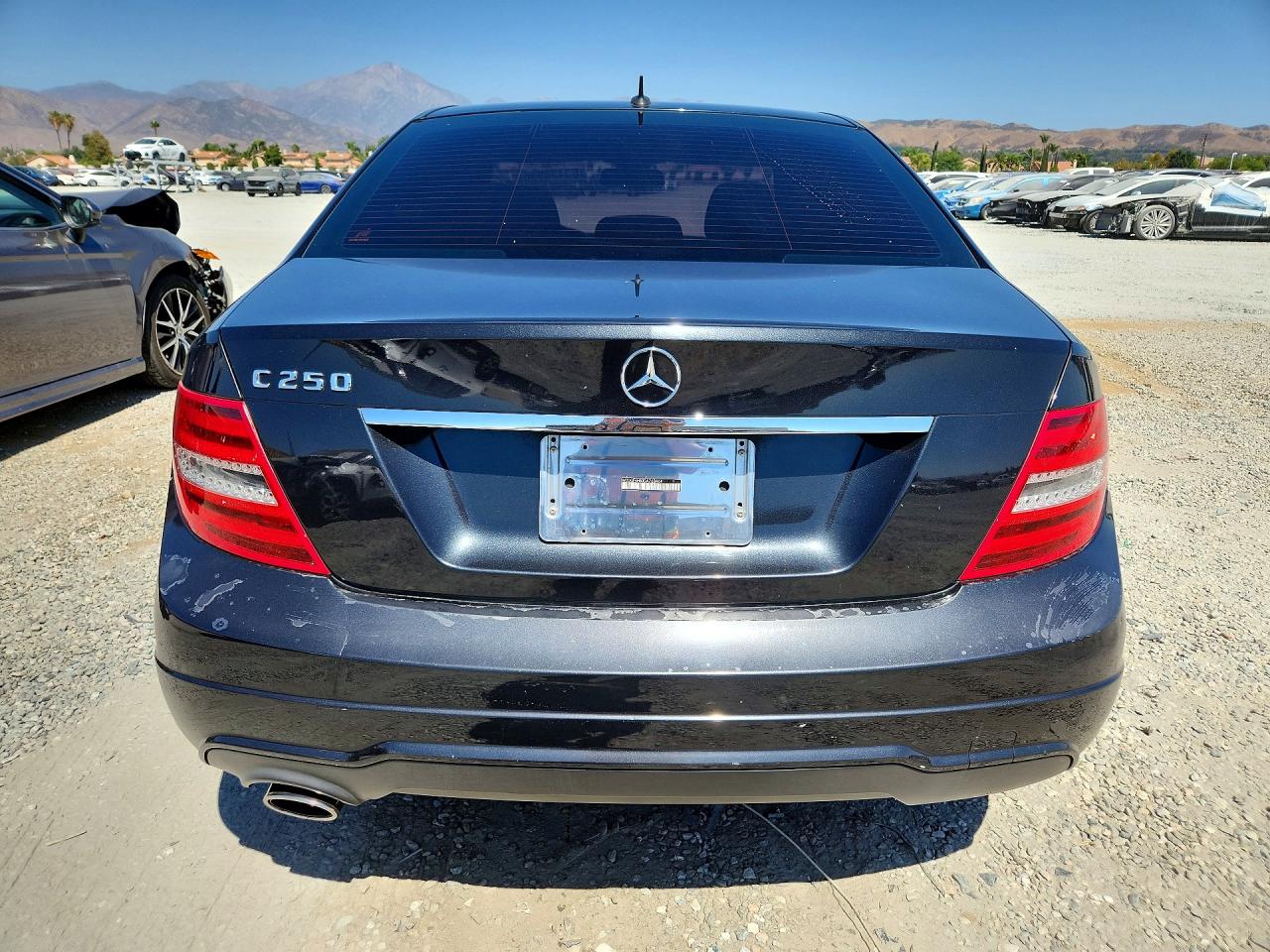 2013 Mercedes-benz C 250 Black vin: WDDGF4HB0DA768464