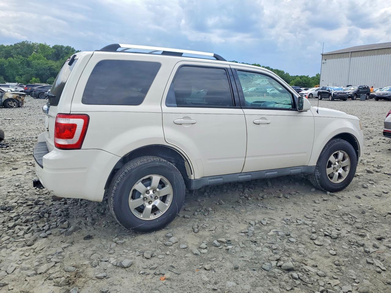 2010 Ford Escape Limited White vin: 1FMCU9EGXAKD36445