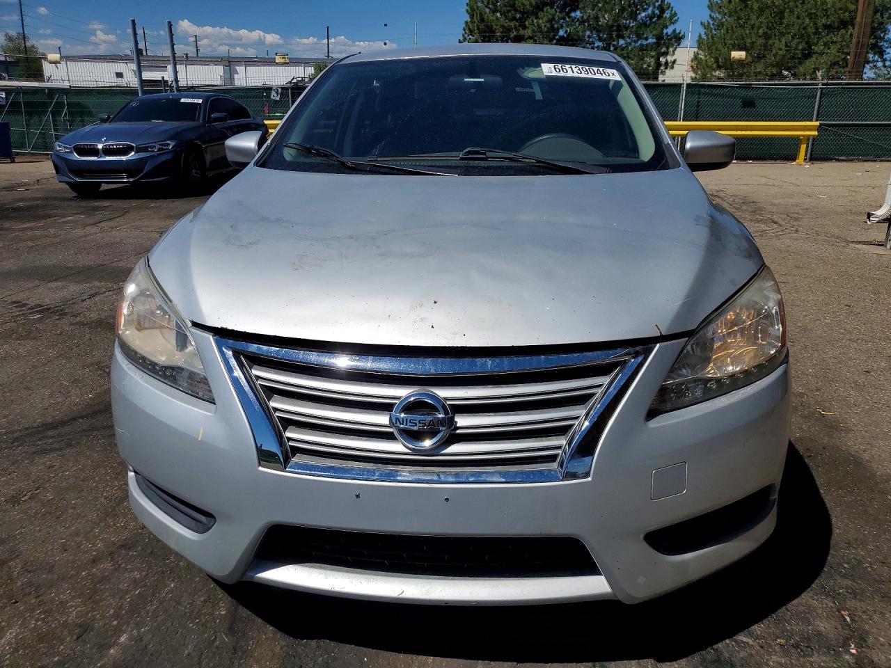 2014 Nissan Sentra Sv Silver vin: 3N1AB7AP3EY261738