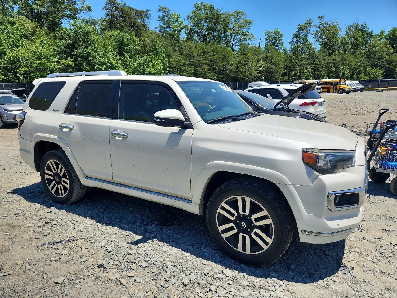 2015 Toyota 4runner Limited Белый vin: JTEBU5JR6F5247263