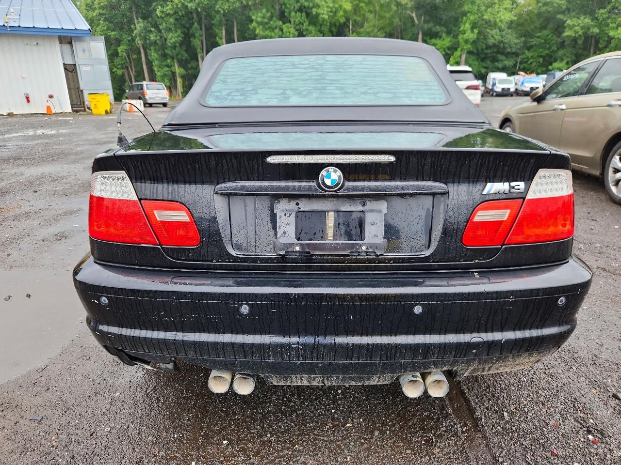 2004 Bmw M3 Black vin: WBSBR93414PK07469