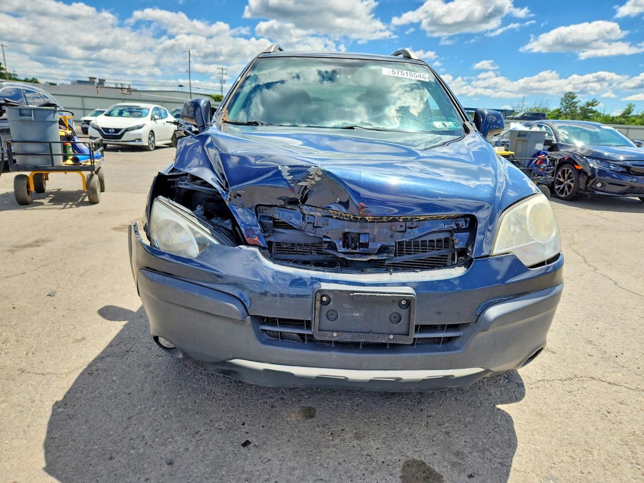 2014 Chevrolet Captiva Ls Blue vin: 3GNAL2EK7ES635970