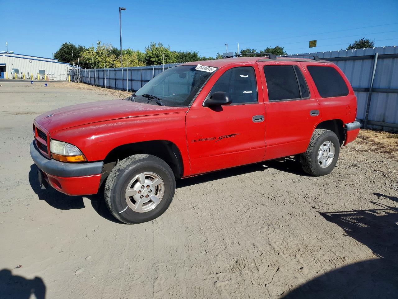 2001 Dodge Durango Red vin: 1B4HS28N21F606114