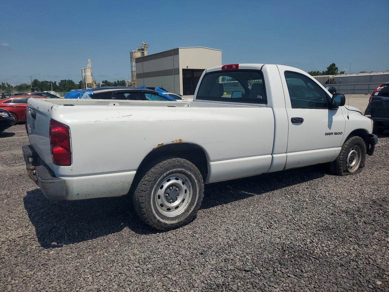 2007 Dodge Ram 1500 St White vin: 1D7HA16K17J583803
