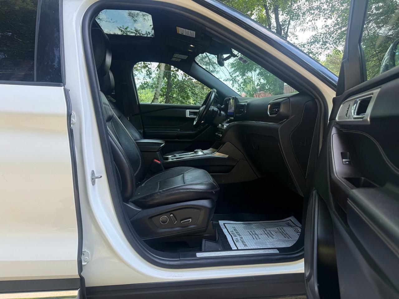2020 Ford Explorer Limited White vin: 1FMSK8FH7LGB17631