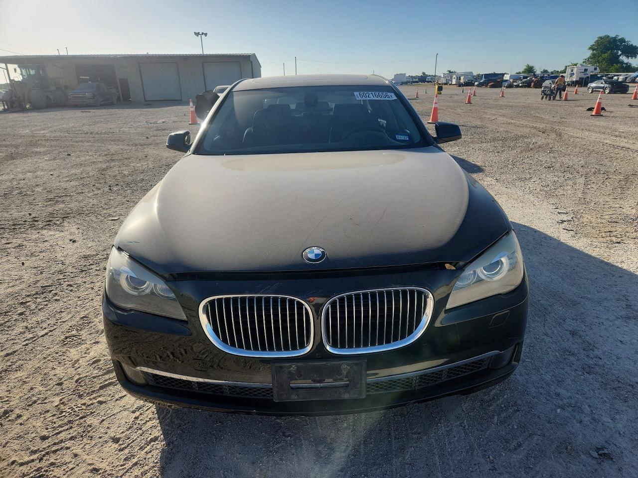 2010 Bmw 750 I Xdrive Black vin: WBAKC6C54AC393699