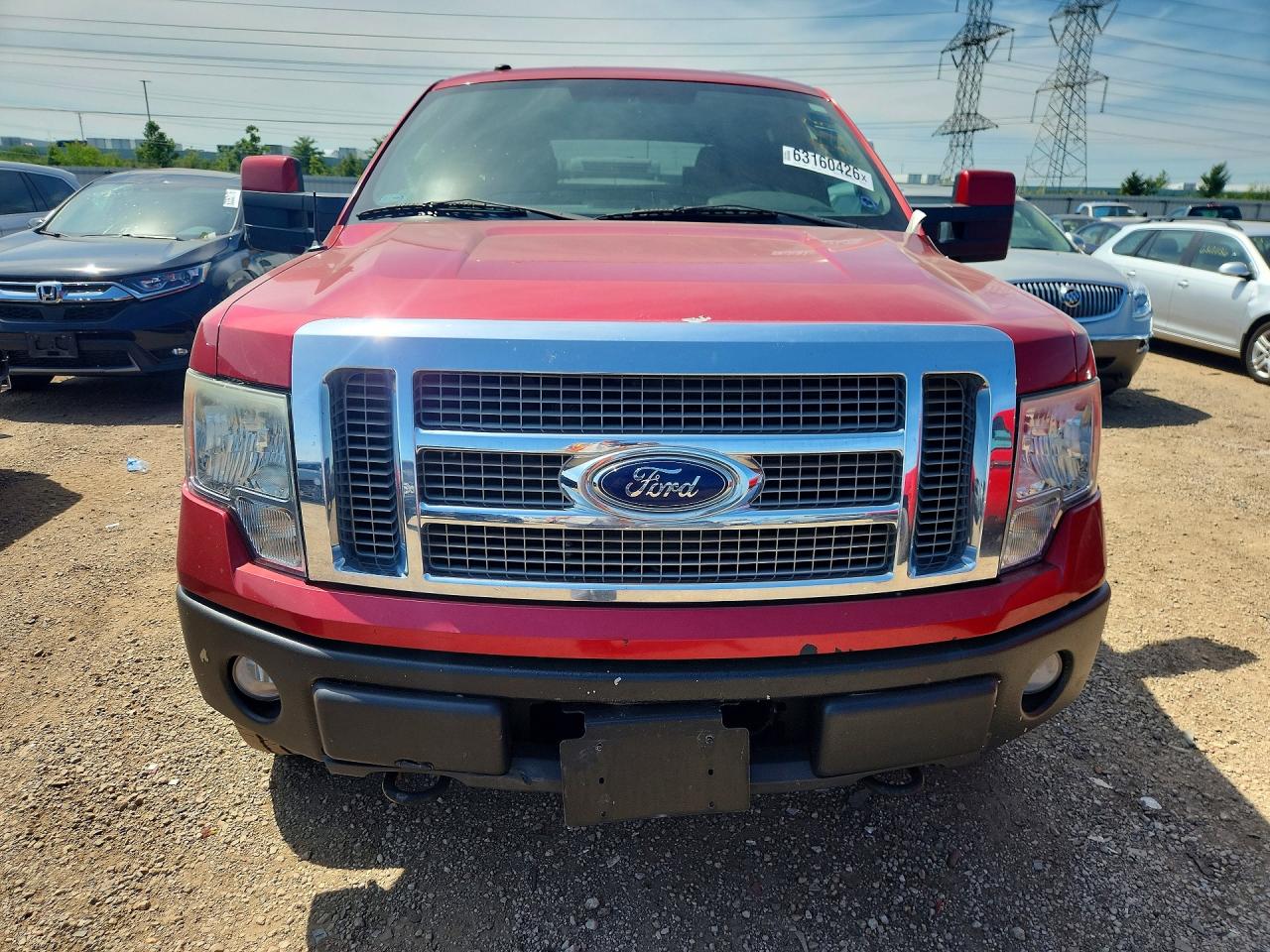 2009 Ford F150 Supercrew Красный vin: 1FTPW14V39KB67107