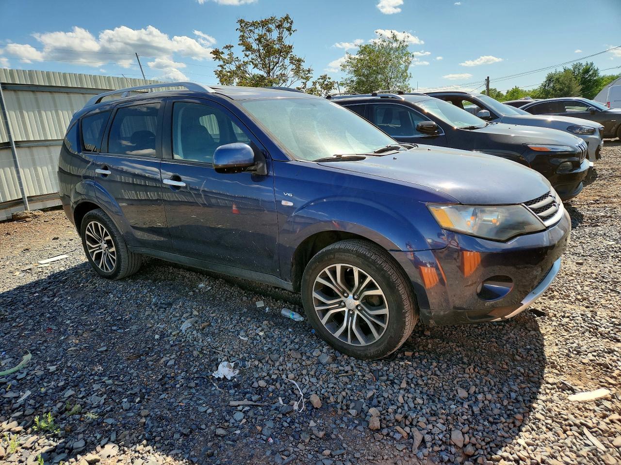 2008 Mitsubishi Outlander Xls Blue vin: JA4MT41XX8Z002724