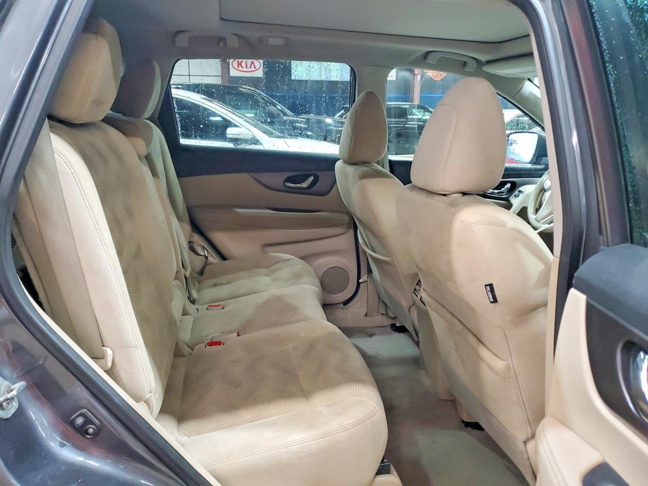 2015 Nissan Rogue Sv Серый vin: 5N1AT2MV1FC794734