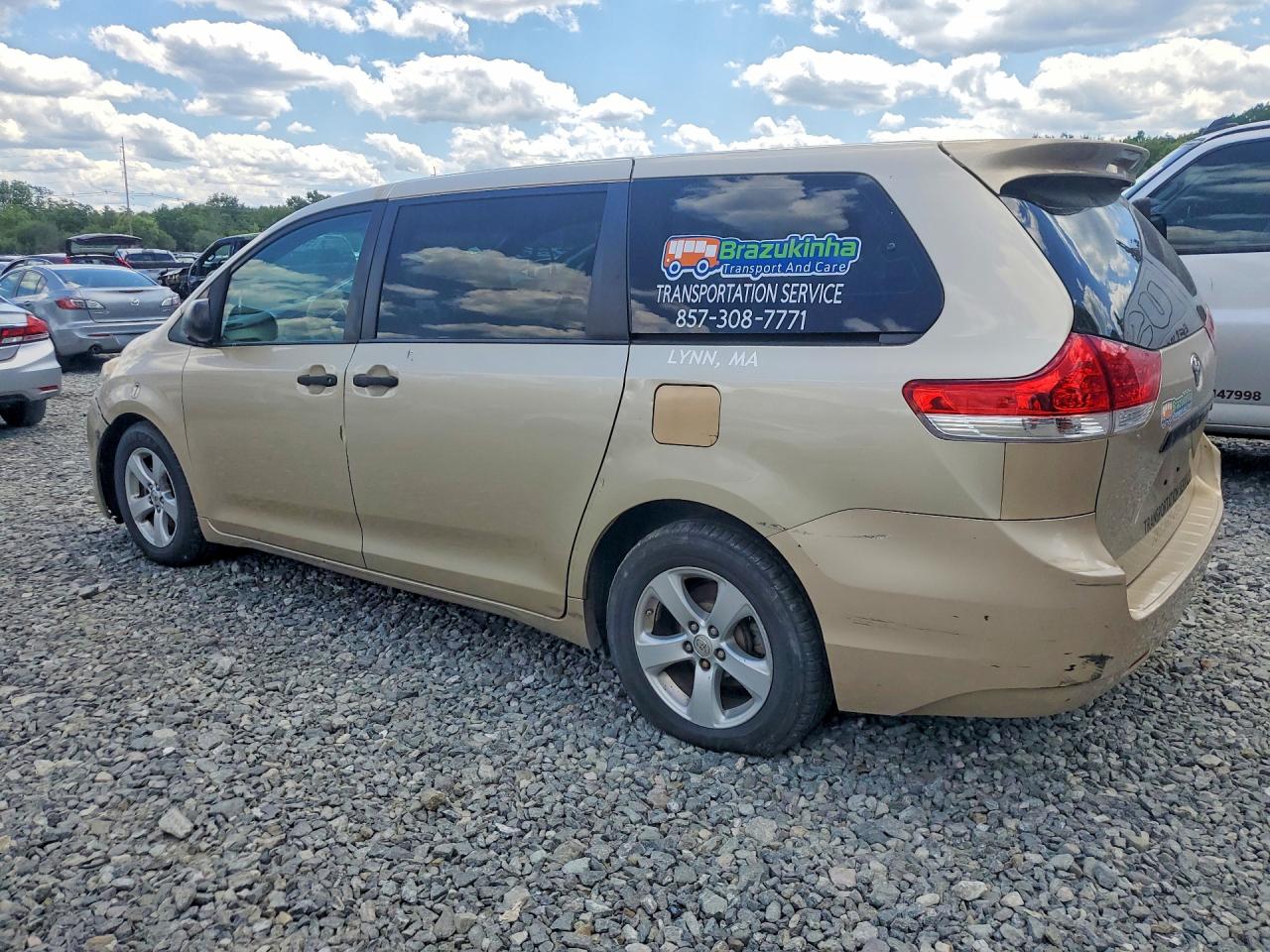 2014 Toyota Sienna L 7-passenger Gold vin: 5TDZK3DC2ES443973