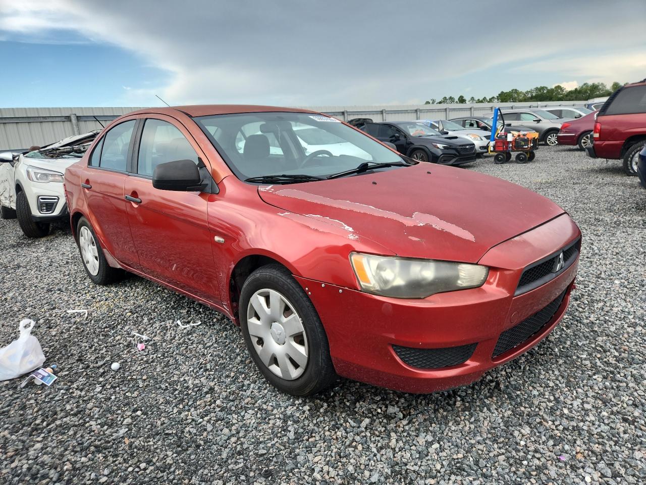 2008 Mitsubishi Lancer De Red vin: JA3AU16U58U012933