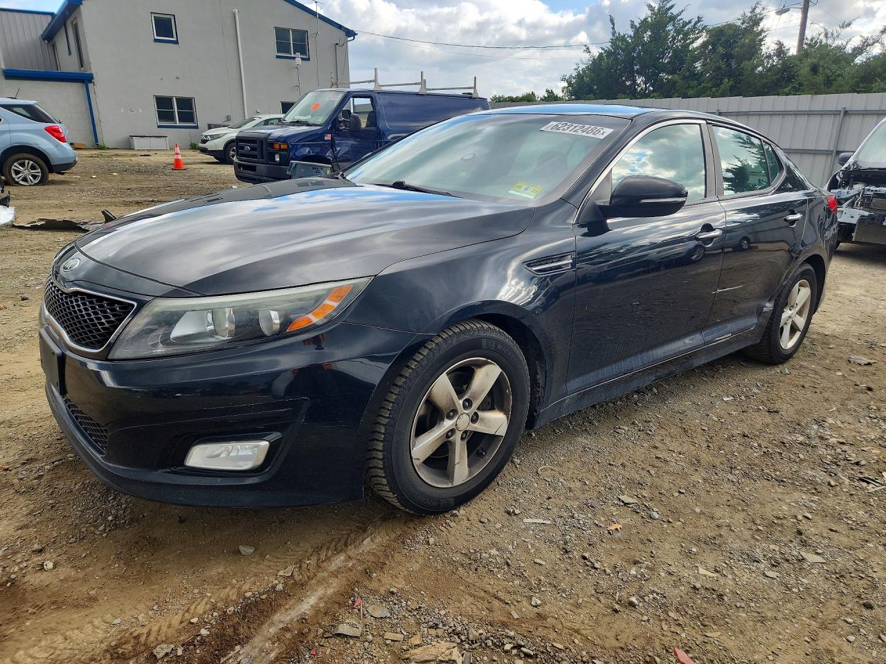 2015 Kia Optima Lx Black vin: 5XXGM4A78FG486635