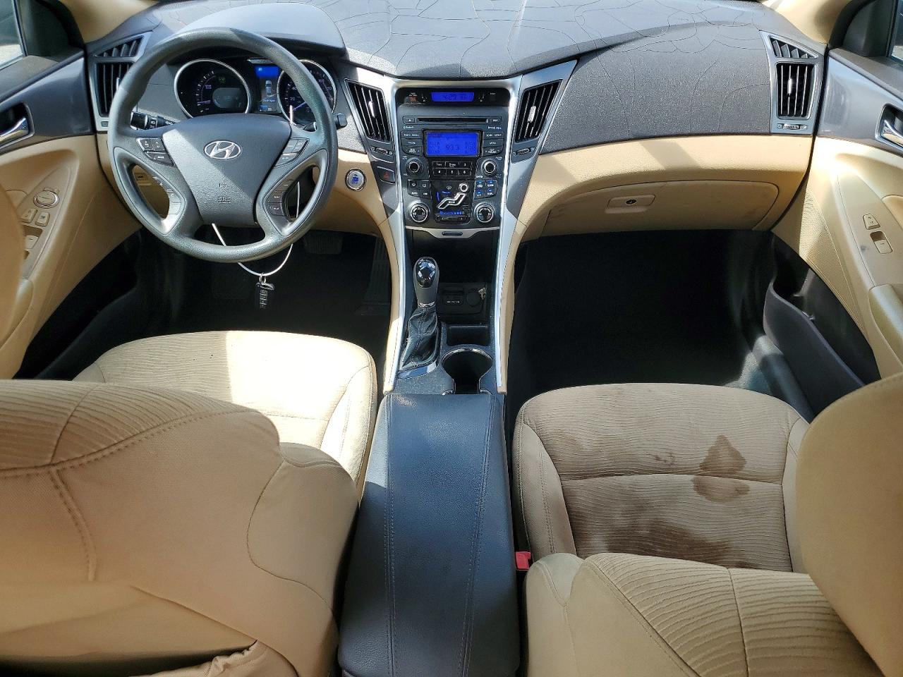 2012 Hyundai Sonata Hybrid Черный vin: KMHEC4A48CA024725