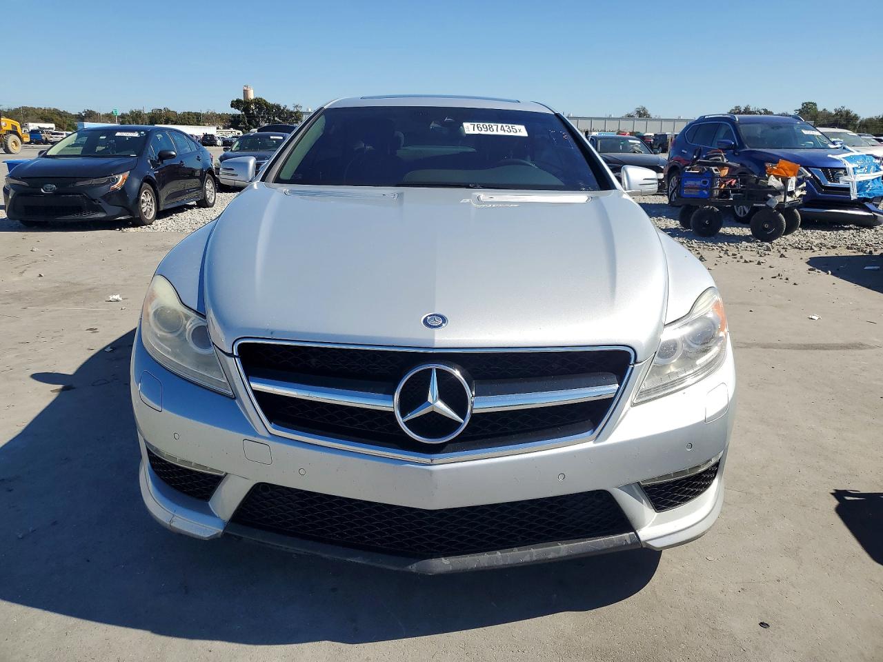 2012 Mercedes-benz Cl 63 Amg Silver vin: WDDEJ7EB8CA028428