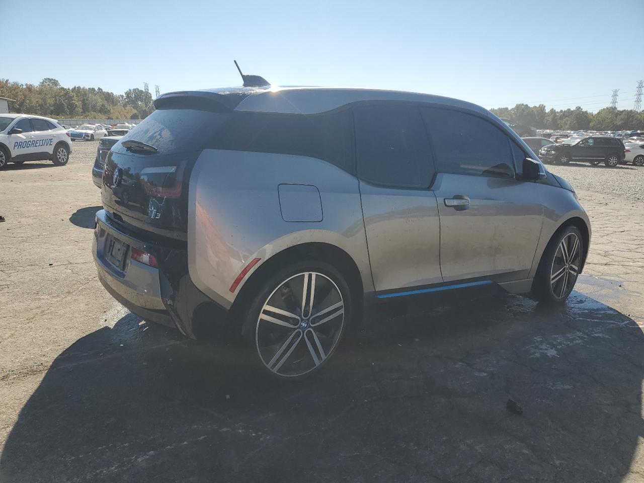 2014 Bmw I3 Bev Gray vin: WBY1Z2C59EVX51412