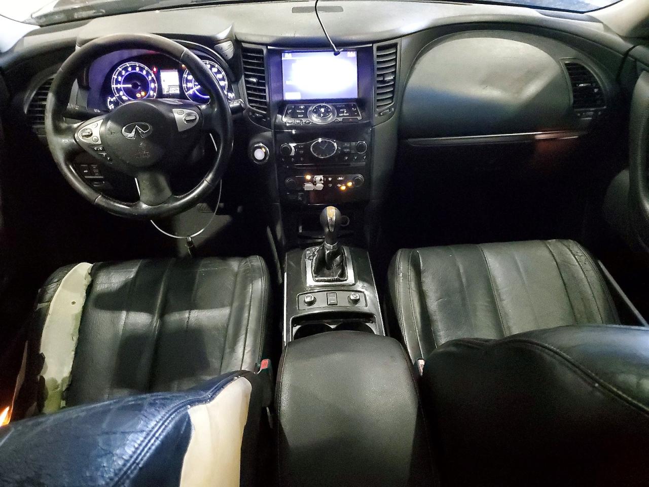 2014 Infiniti Qx70 Base Black vin: JN8CS1MW8EM411033