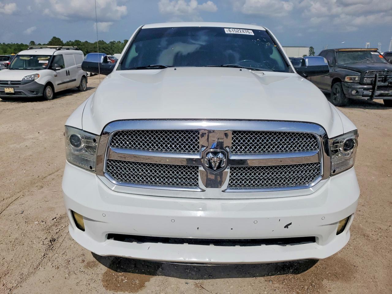2014 Ram 1500 Longhorn White vin: 1C6RR7WT3ES187809