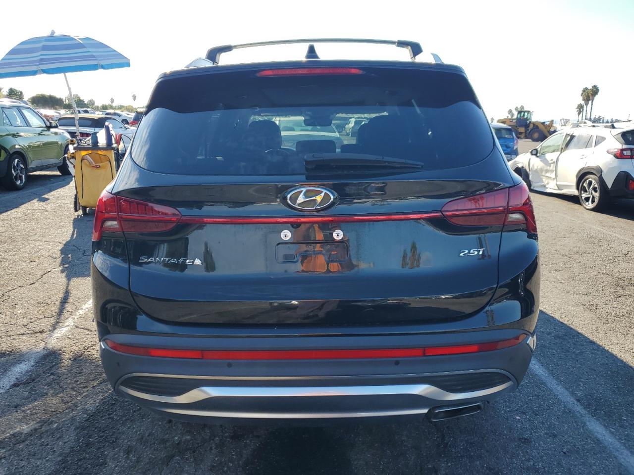 2021 Hyundai Santa Fe Limited Black vin: 5NMS44AL4MH315192
