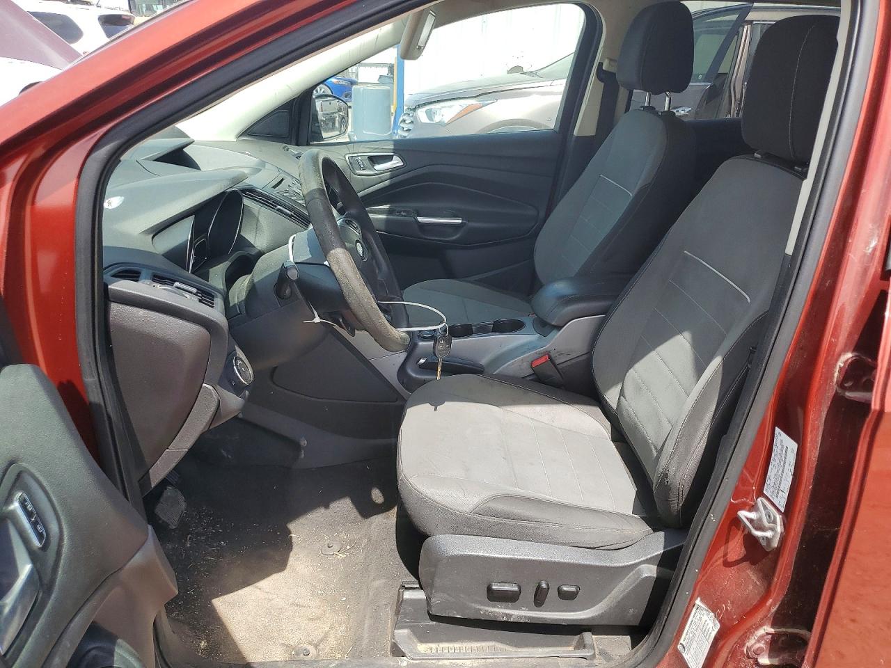 2014 Ford Escape Se Orange vin: 1FMCU0GX7EUD57885
