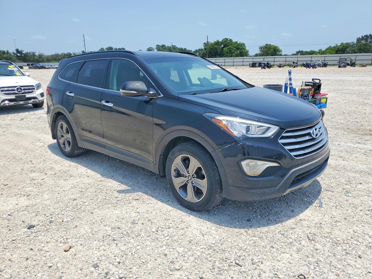 2014 Hyundai Santa Fe Gls Black vin: KM8SNDHF9EU048828